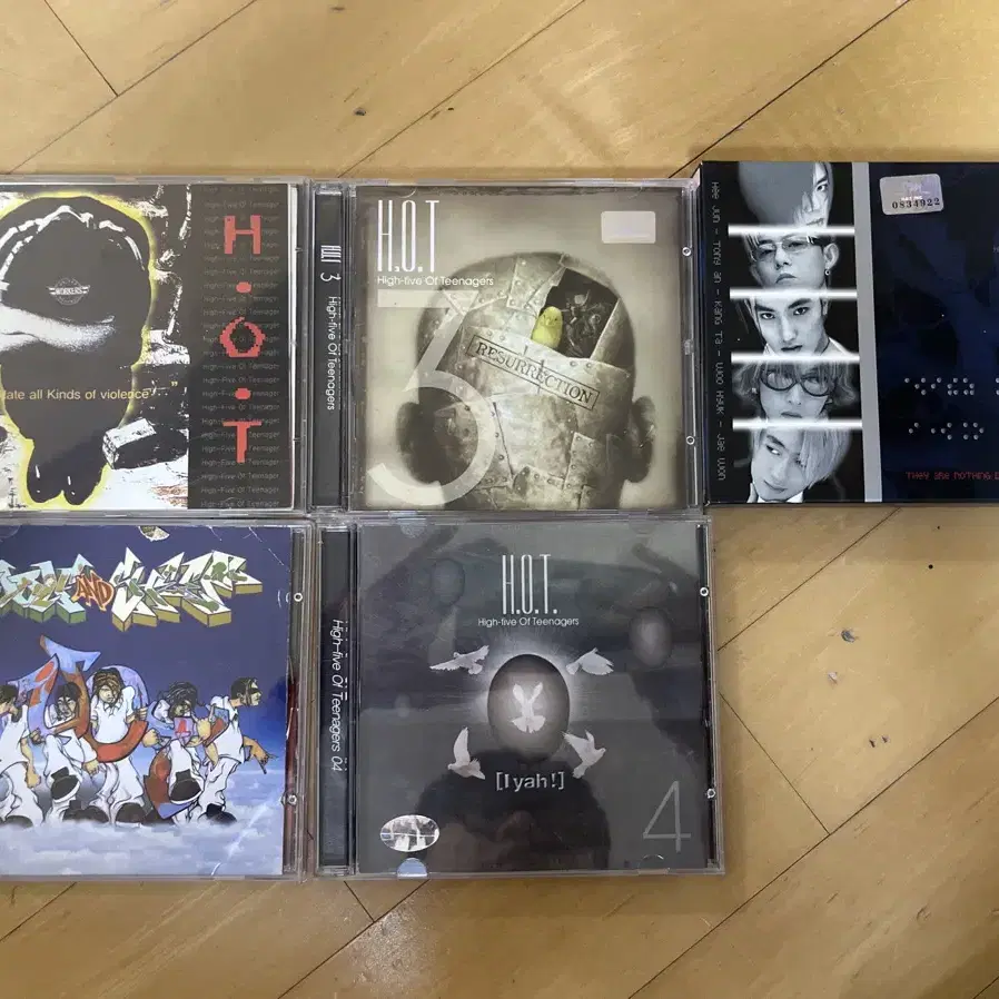 Hot 1-5집 cd 일괄 7만 각1.5만