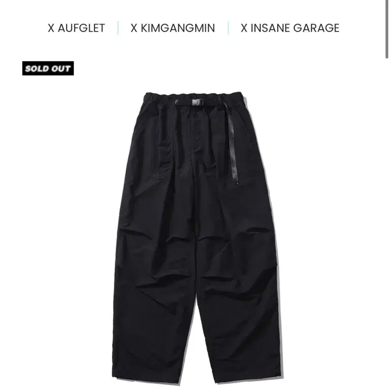 [AW23] 모이프 OVER FTG PANTS / BLACK 3