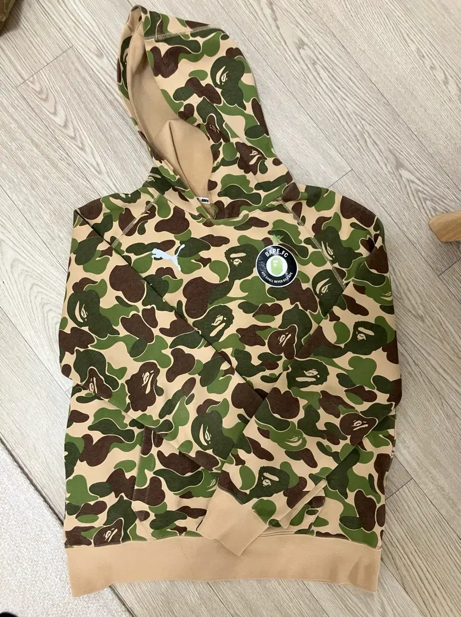 베이프 푸마 콜라보 카모 후드 (bape, puma)