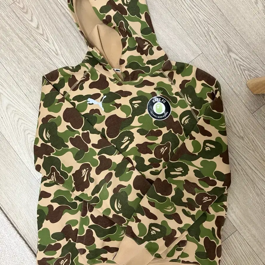 베이프 푸마 콜라보 카모 후드 (bape, puma)