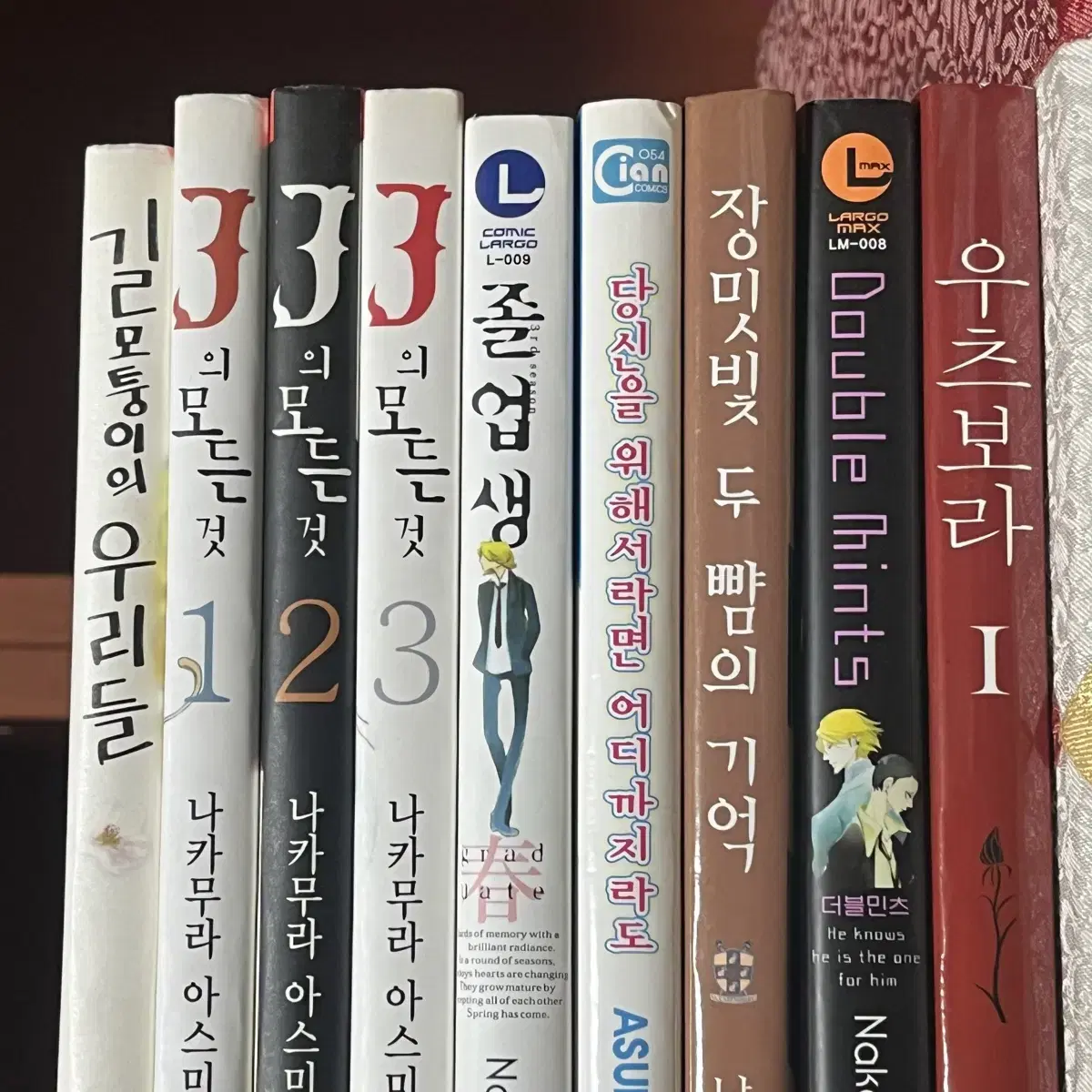 나카무라 아스미코 만화책 한국 발행본 판매 (졸업생, 더블민츠 등)