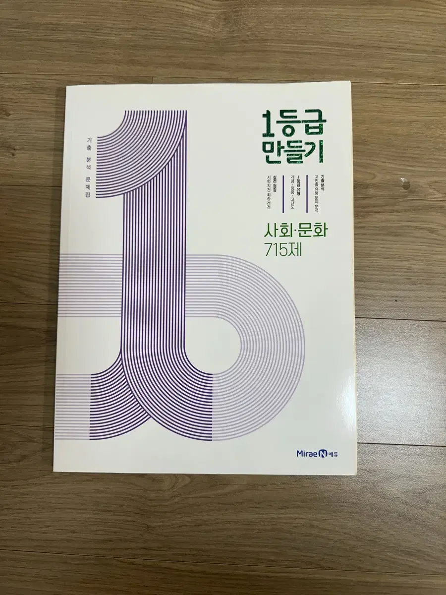 1등급 만들기 사회문화