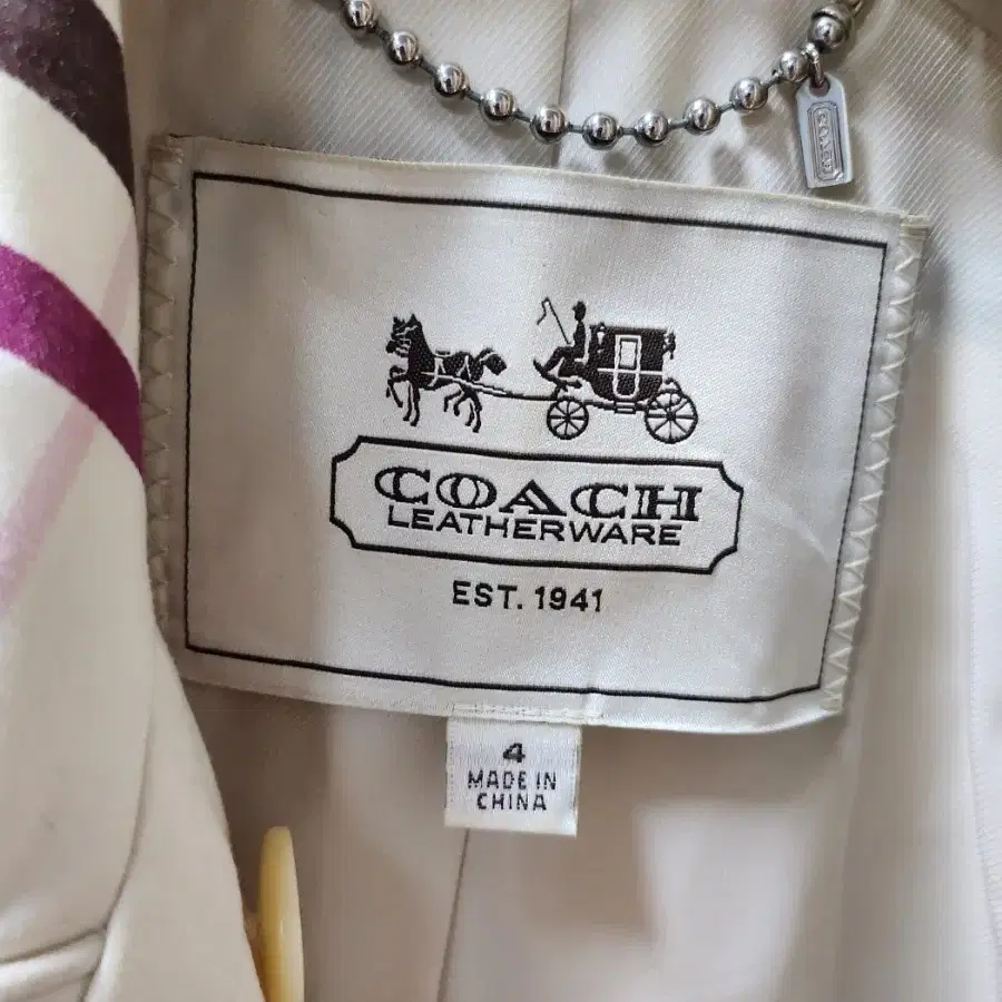 coach 트렌치코트