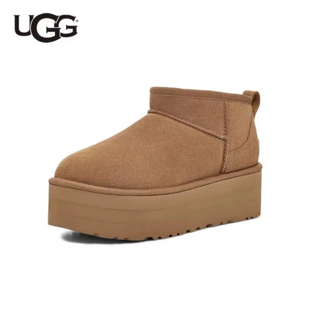 UGG 어그 부츠 클래식 미니 플랫폼 체스트넛 250