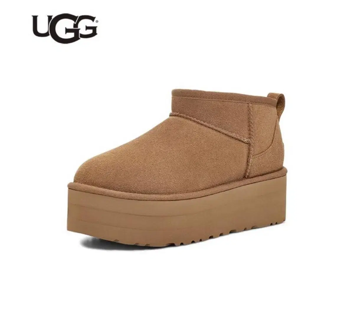 UGG 어그 부츠 클래식 미니 플랫폼 체스트넛 250