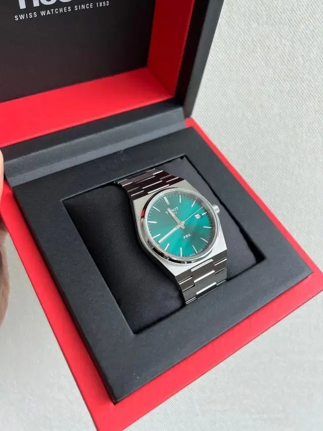 티쏘 PRX 40MM 그린 판매 새상품