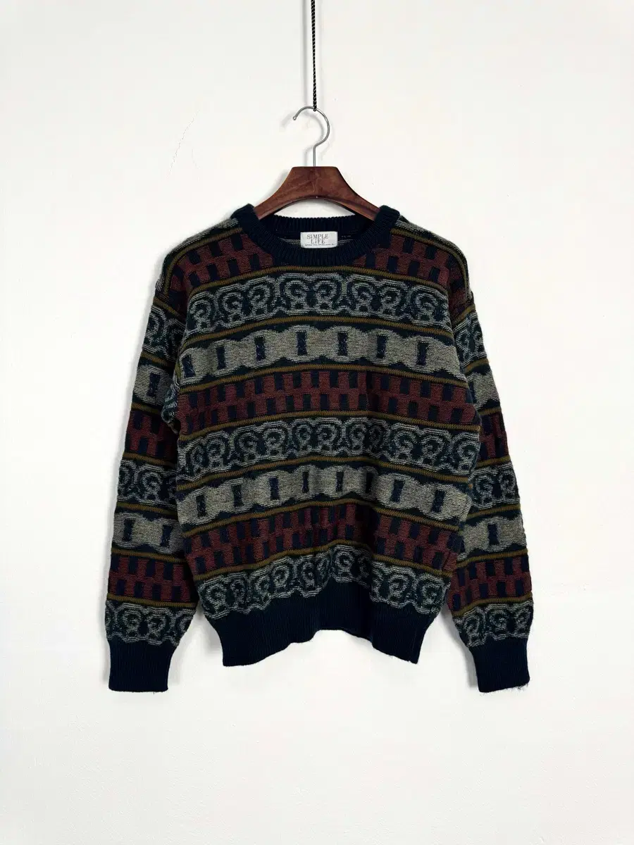 vintage jacquard knit