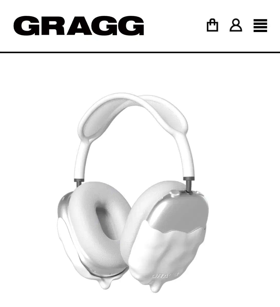 GRAGG 에어팟 맥스 케이스 화이트