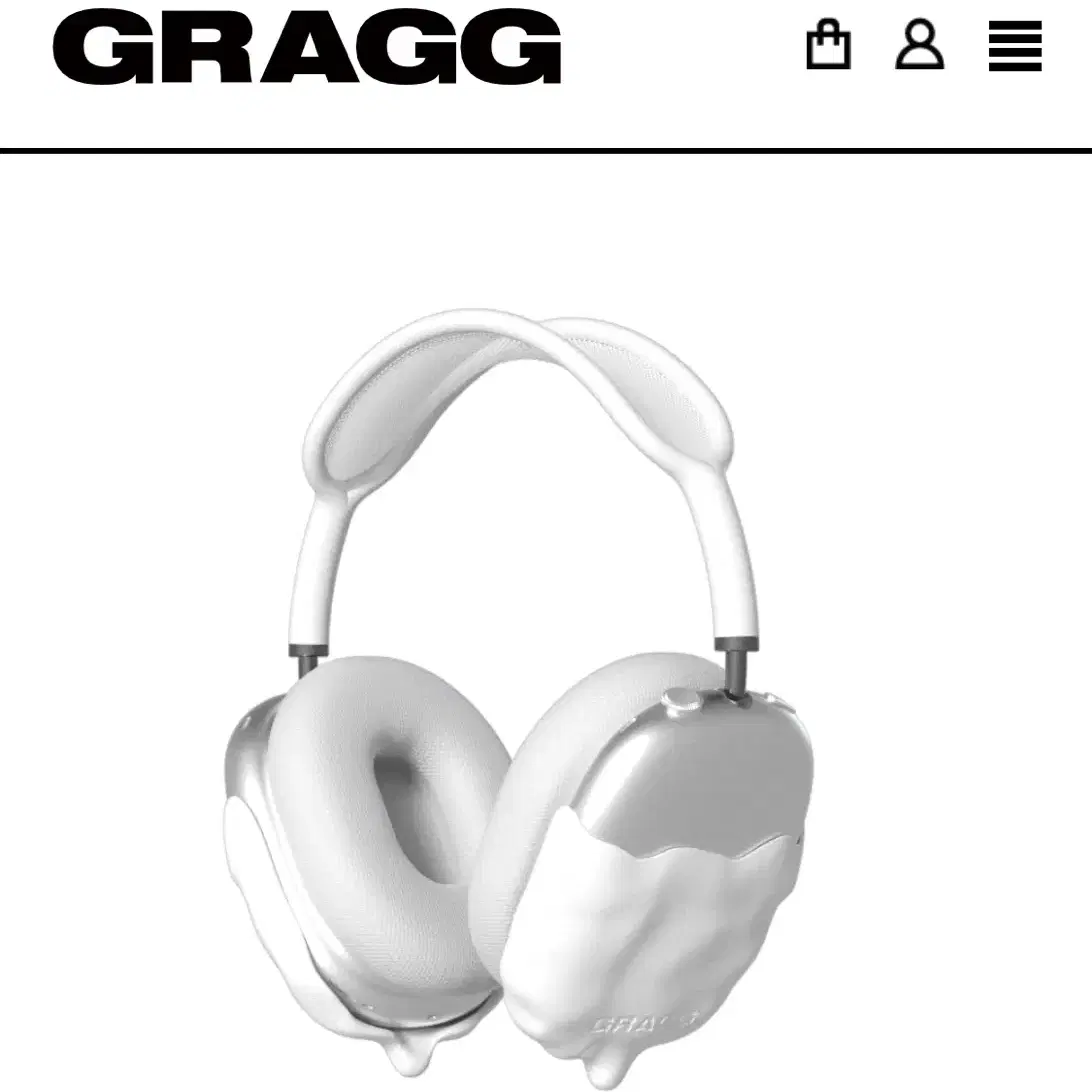 GRAGG 에어팟 맥스 케이스 화이트