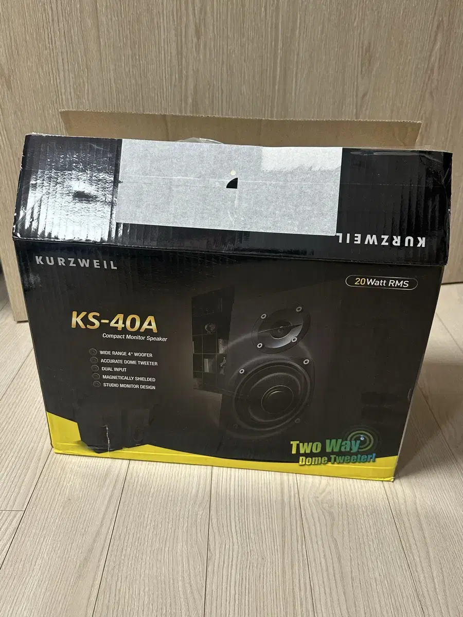 커즈와일 모니터스피커 KS-40A + AUX케이블