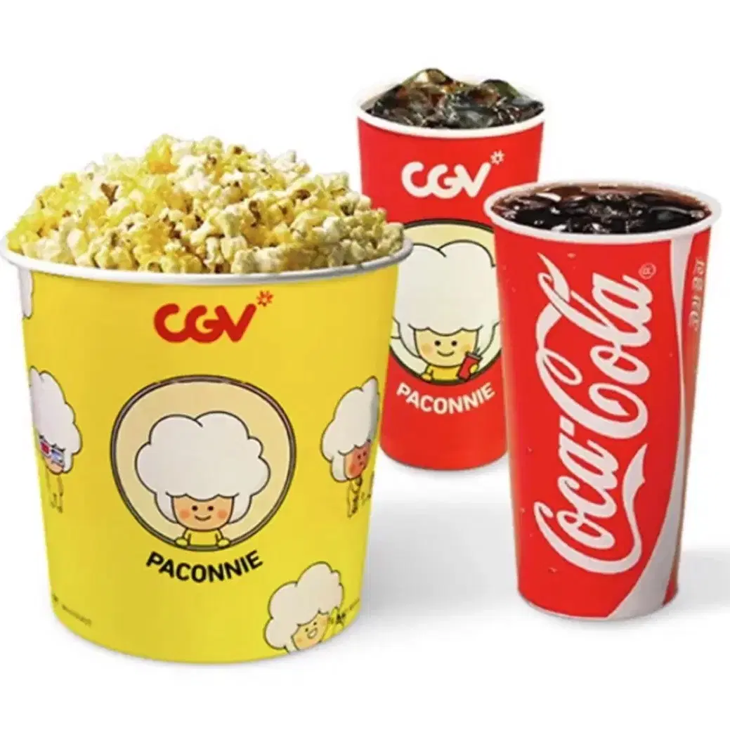 CGV 팝콘 L + 콜라 M 2잔 씨지브이 콤보세트