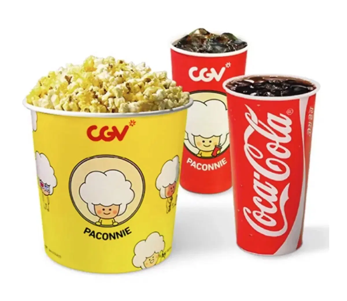 CGV 팝콘 L + 콜라 M 2잔 씨지브이 콤보세트