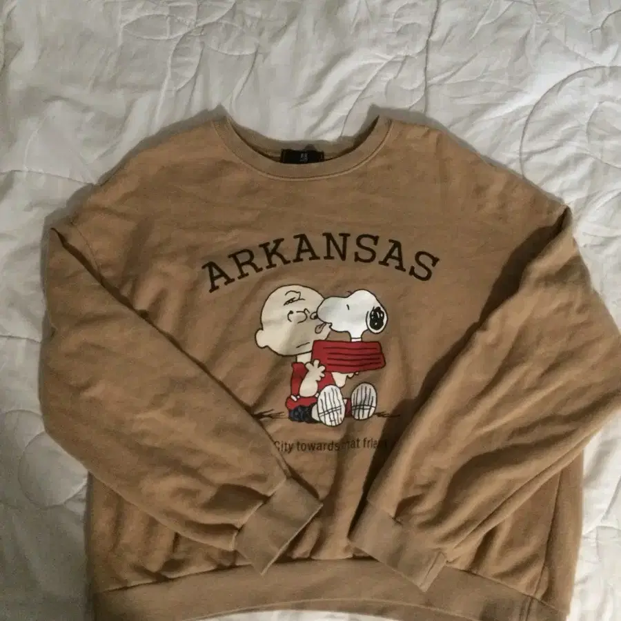 Snoopy beige sweatshirt