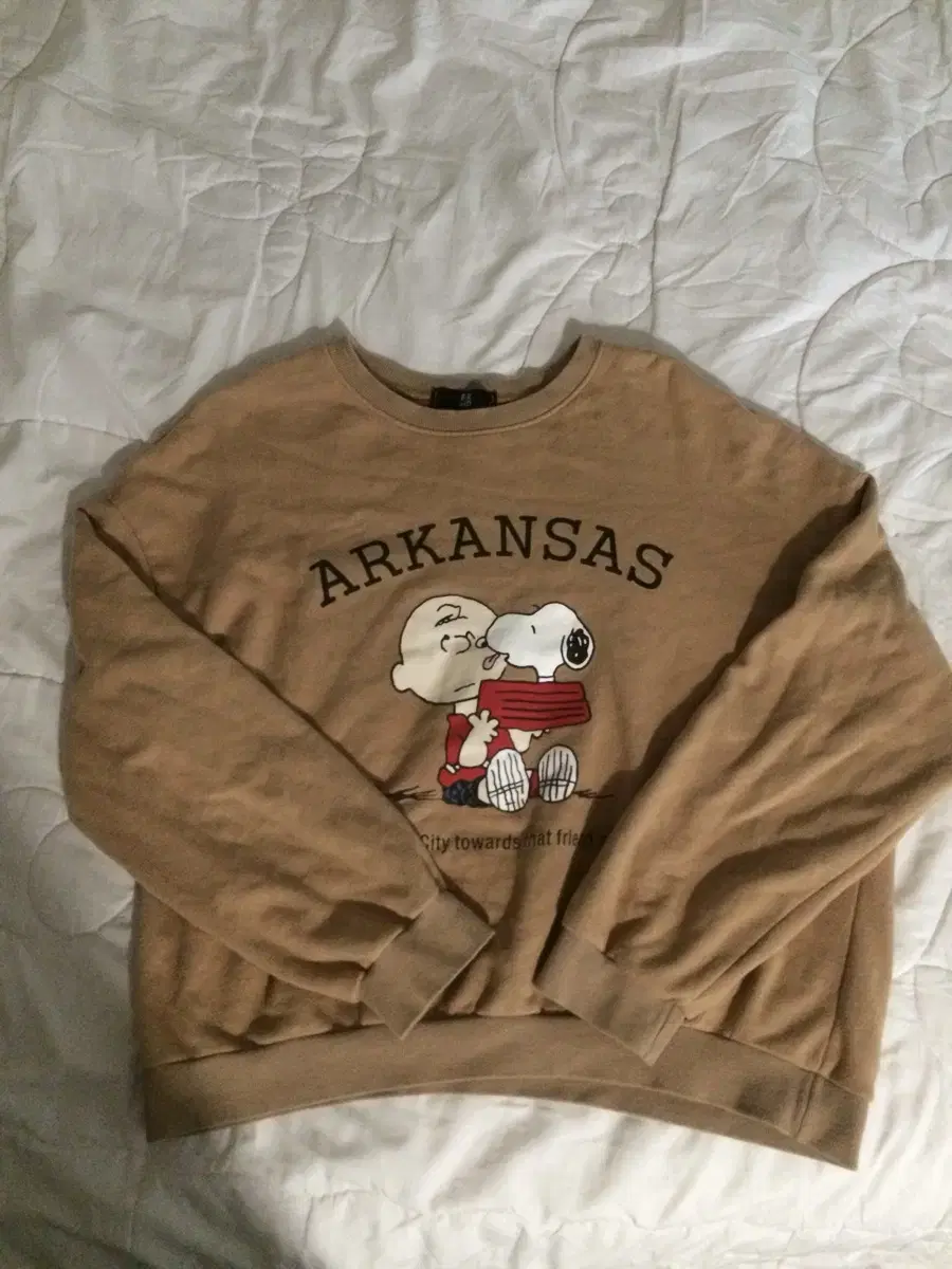 Snoopy beige sweatshirt