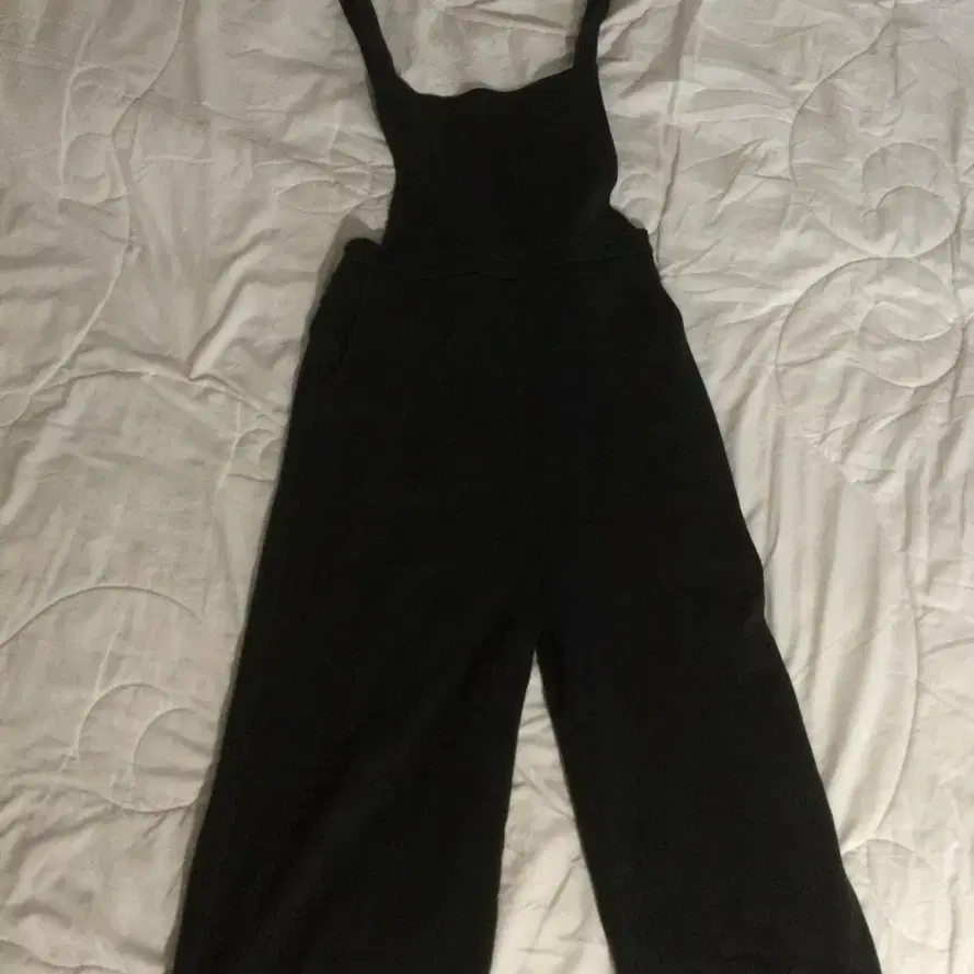 long suspenders black pants