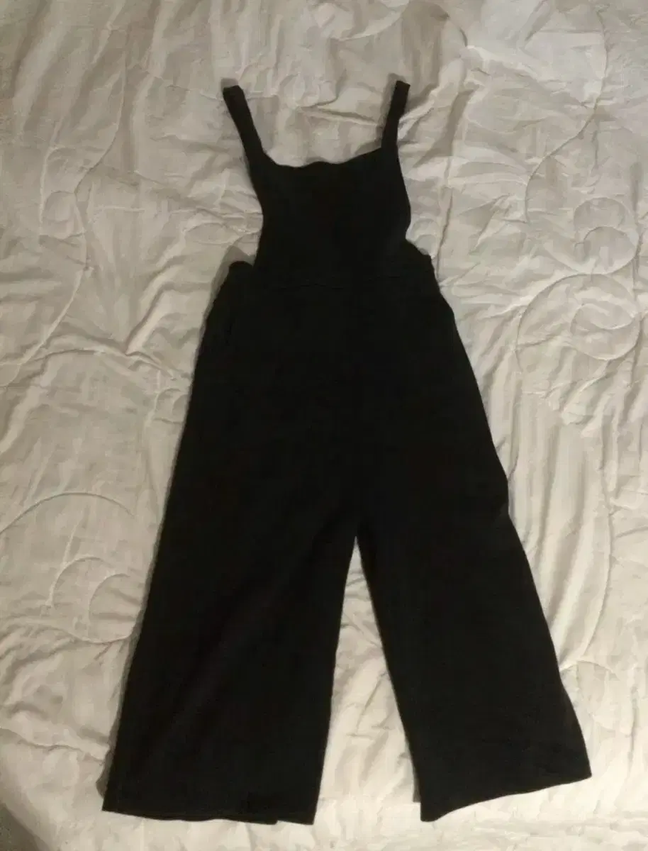 long suspenders black pants