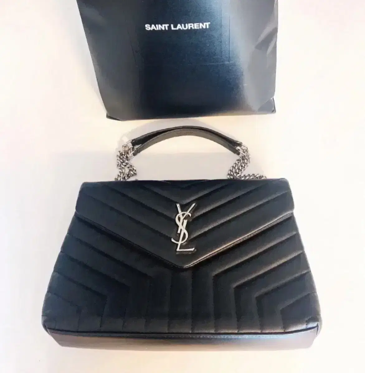 [급처!!! 거의 새상품] YSL 입생로랑 루루 퀄팅백 라지