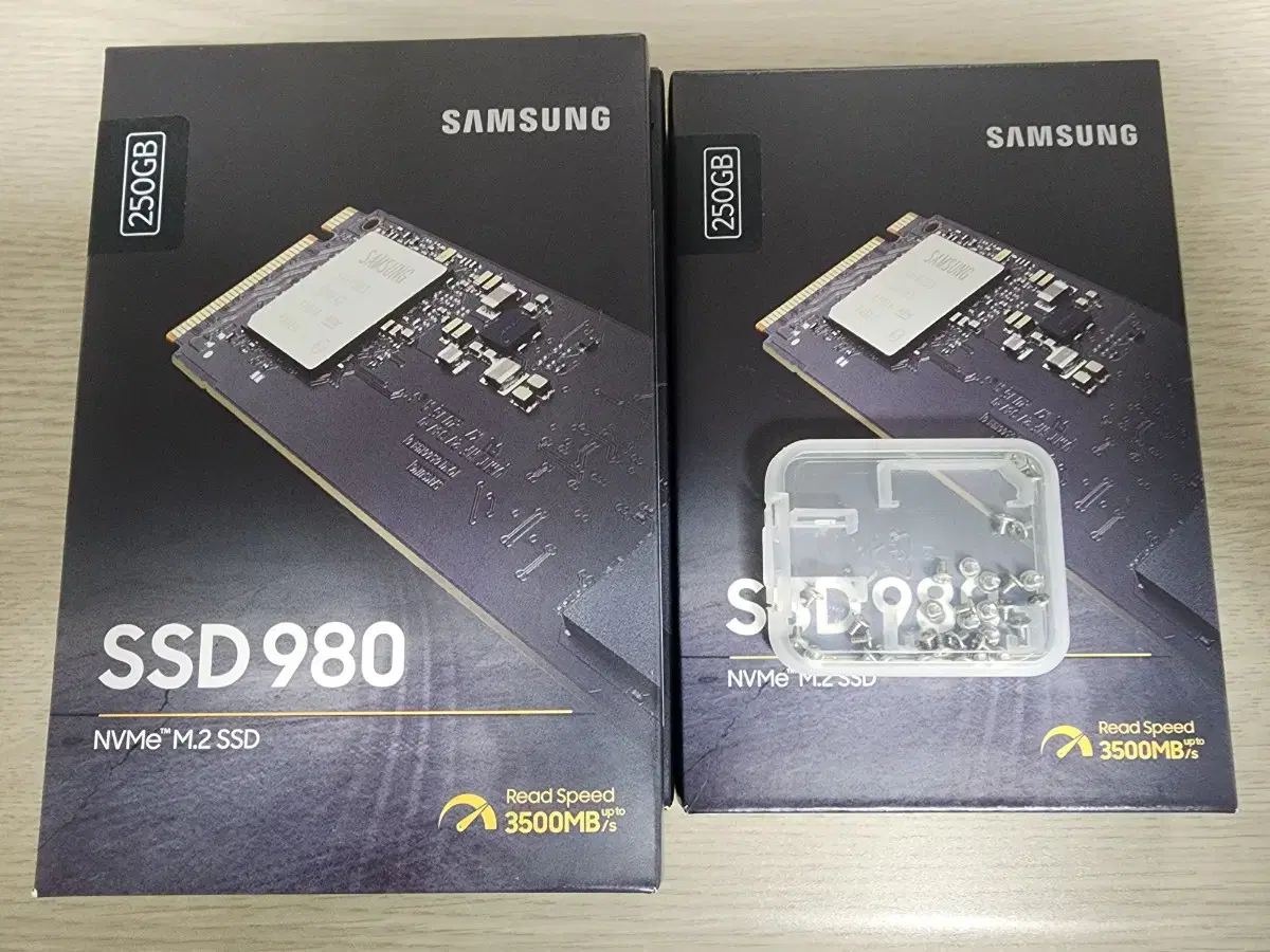 삼성 980 SSD 250GB/미개봉/원10, 24년 문서,무료 설치