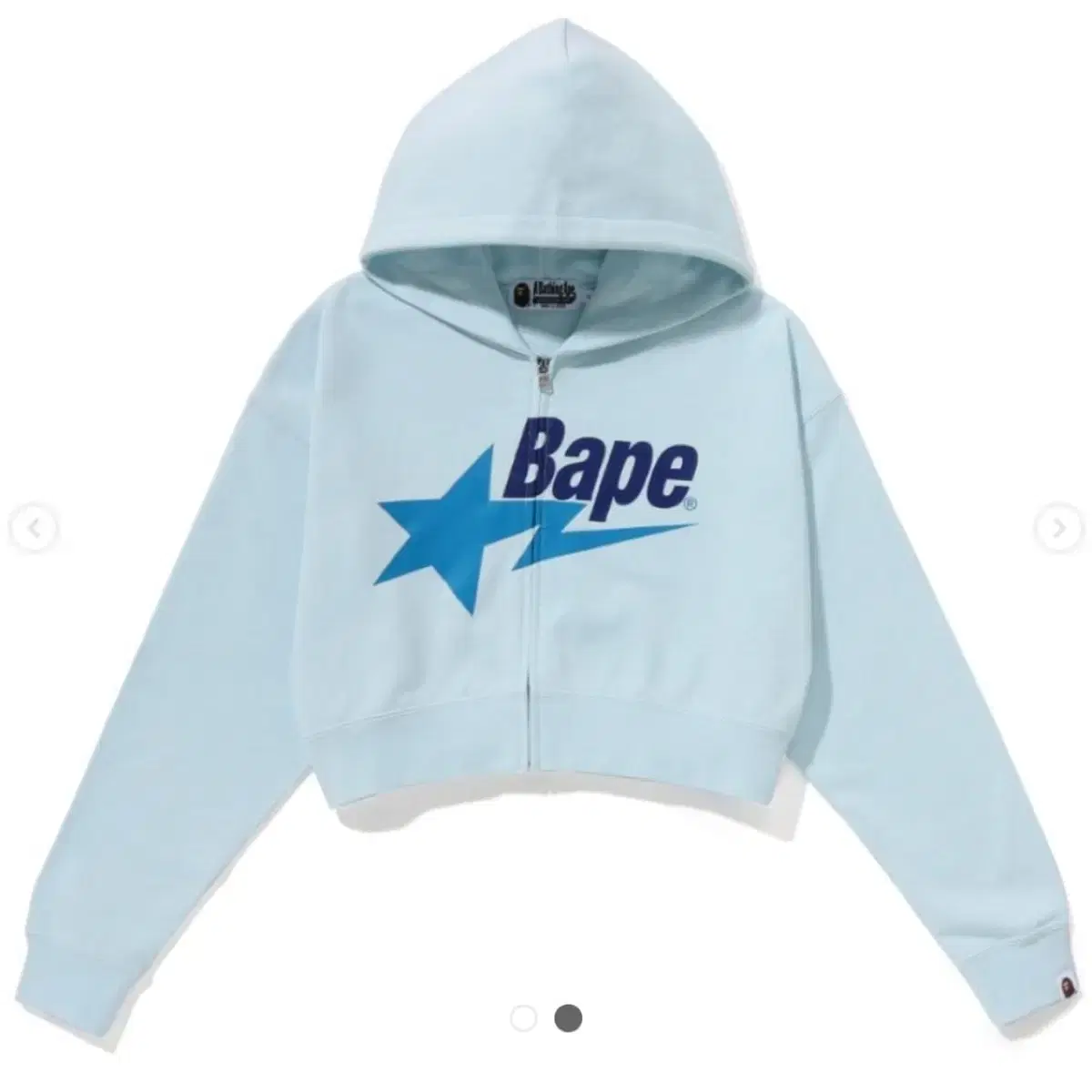 Bape 베이프 스타 크롭 후드집업 M사이즈