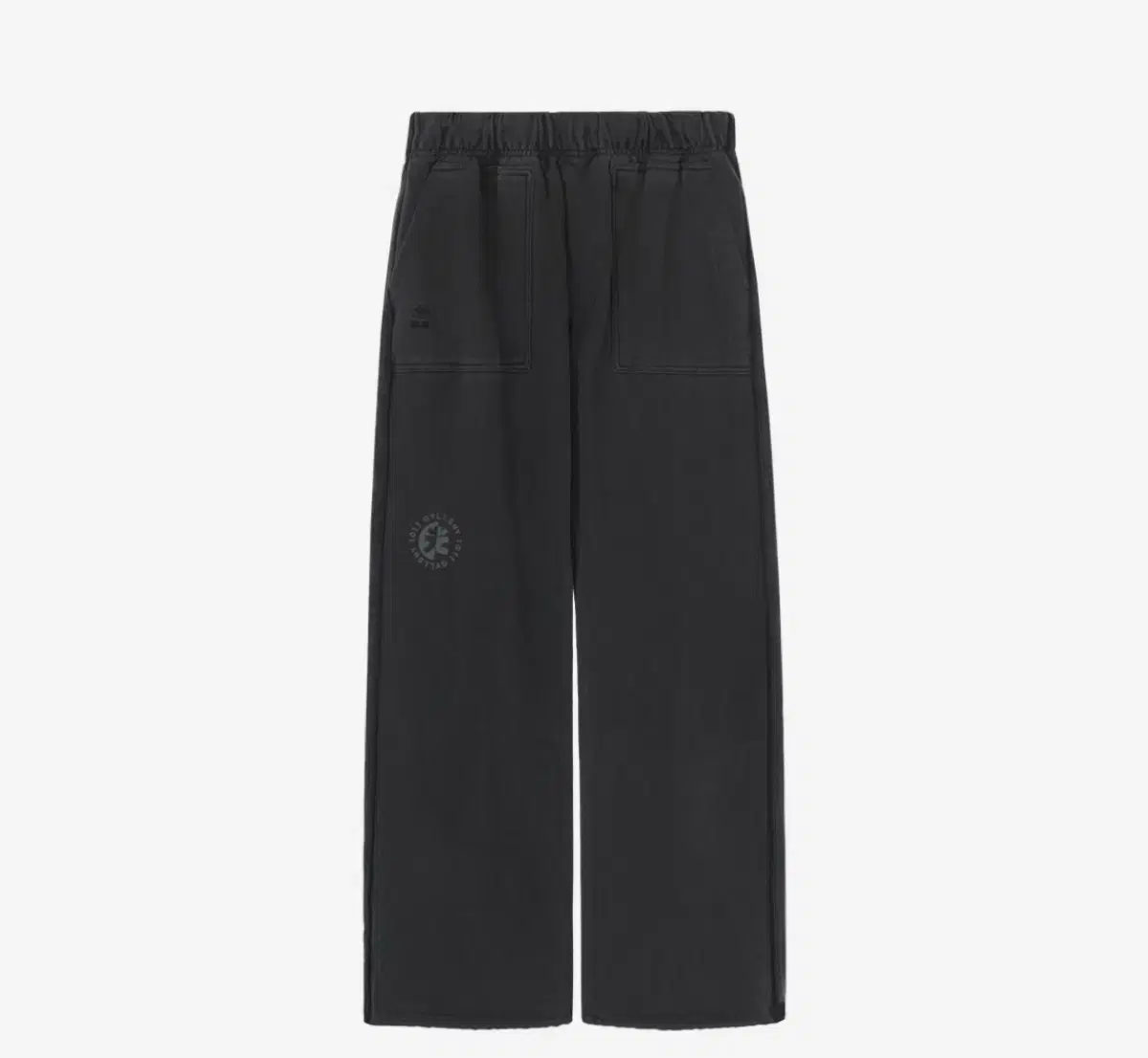 [3] Polyester Puttyg Sweatpants Washed Black