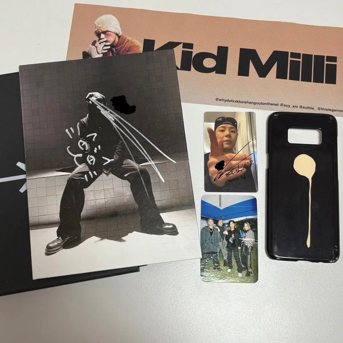 Kidmilli Beige album Case Photo Card