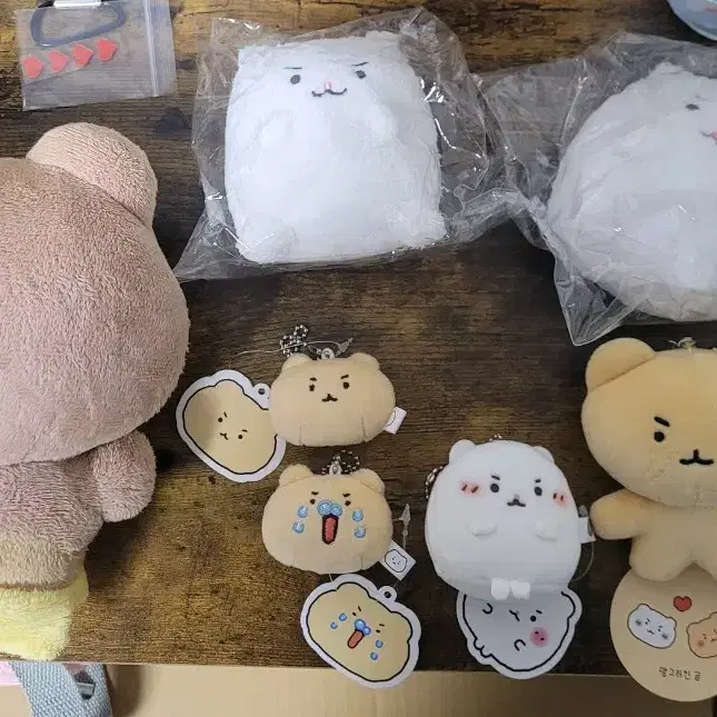 망그러진 곰 9종 일괄 망그곰 햄터 인형 키링