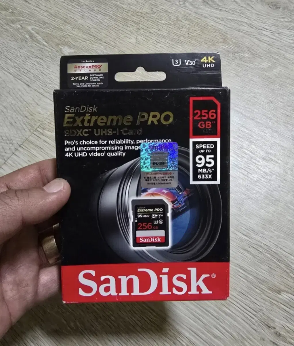 {새제품} 샌디스크 EXTREME PRO SDXC 256GB(633배속)