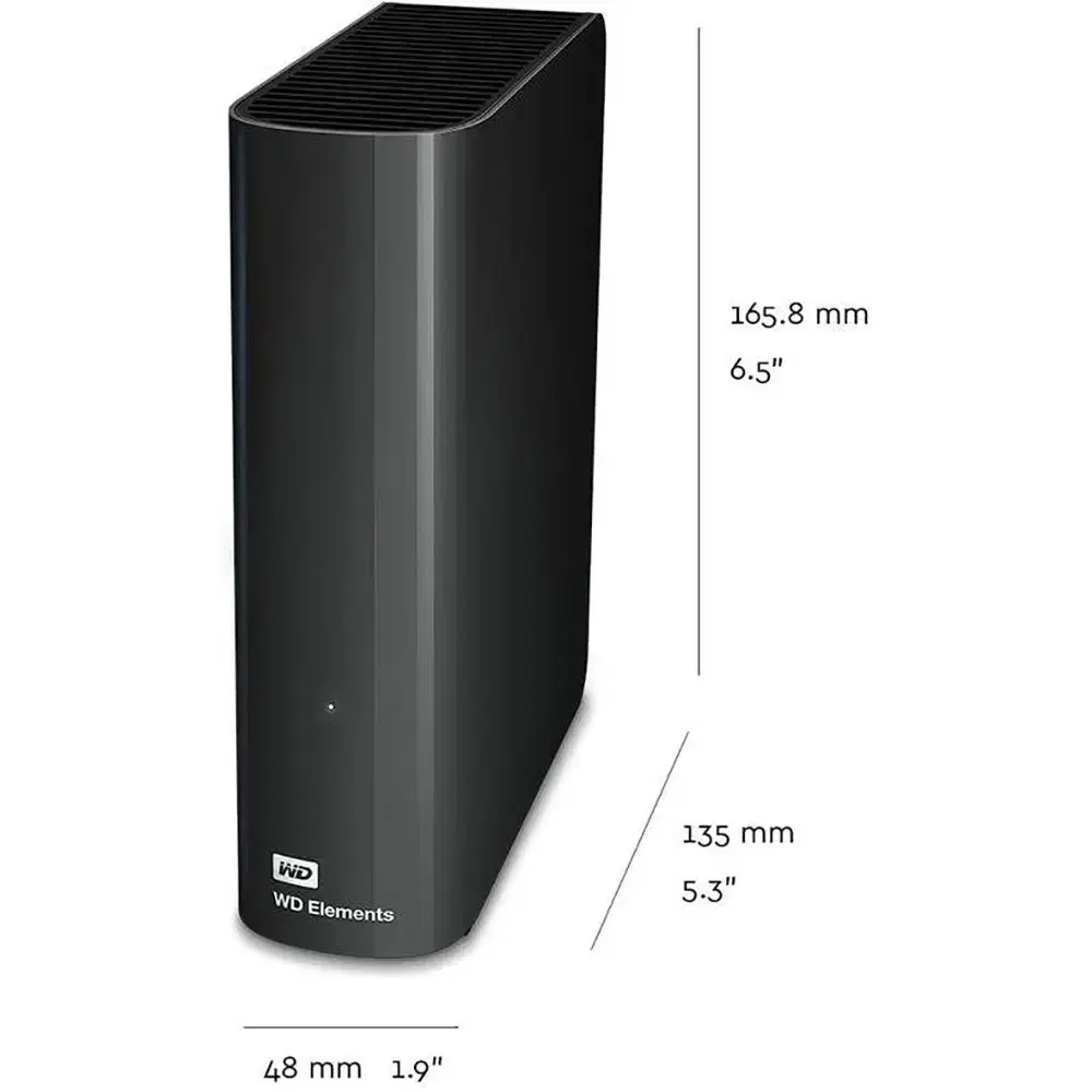 WD 16테라 엘리먼트 데스크탑 외장 하드 드라이브 16TB HDD