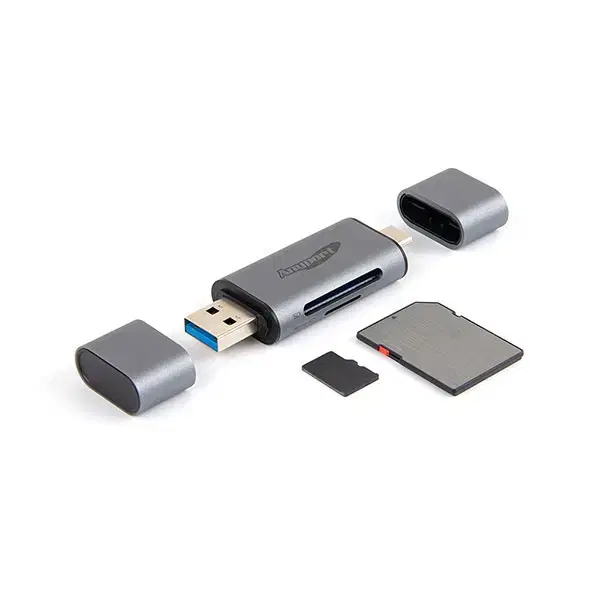 USB C타입 or USB3.0 카드리더기 실버 [노트북/캠]