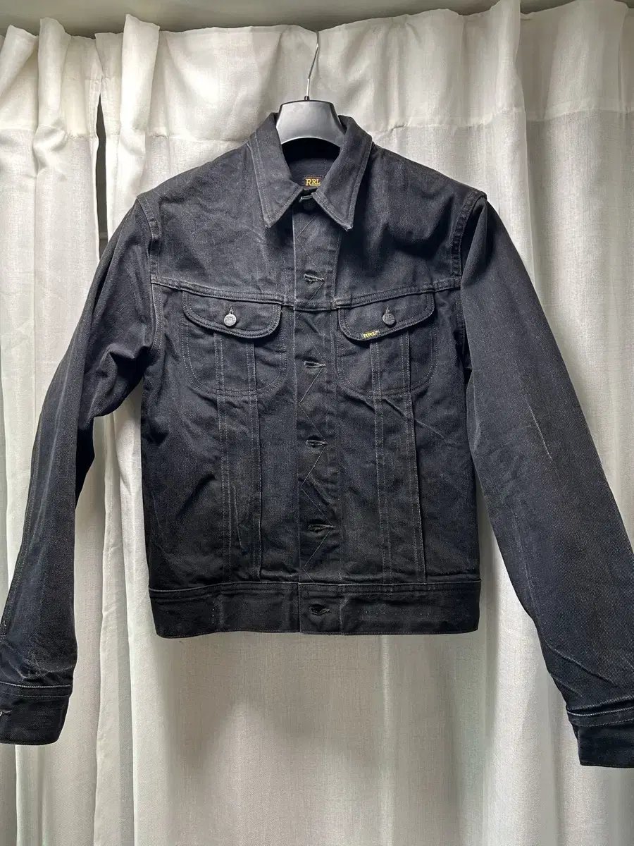 RRL LOT271 흑청 트러커 M