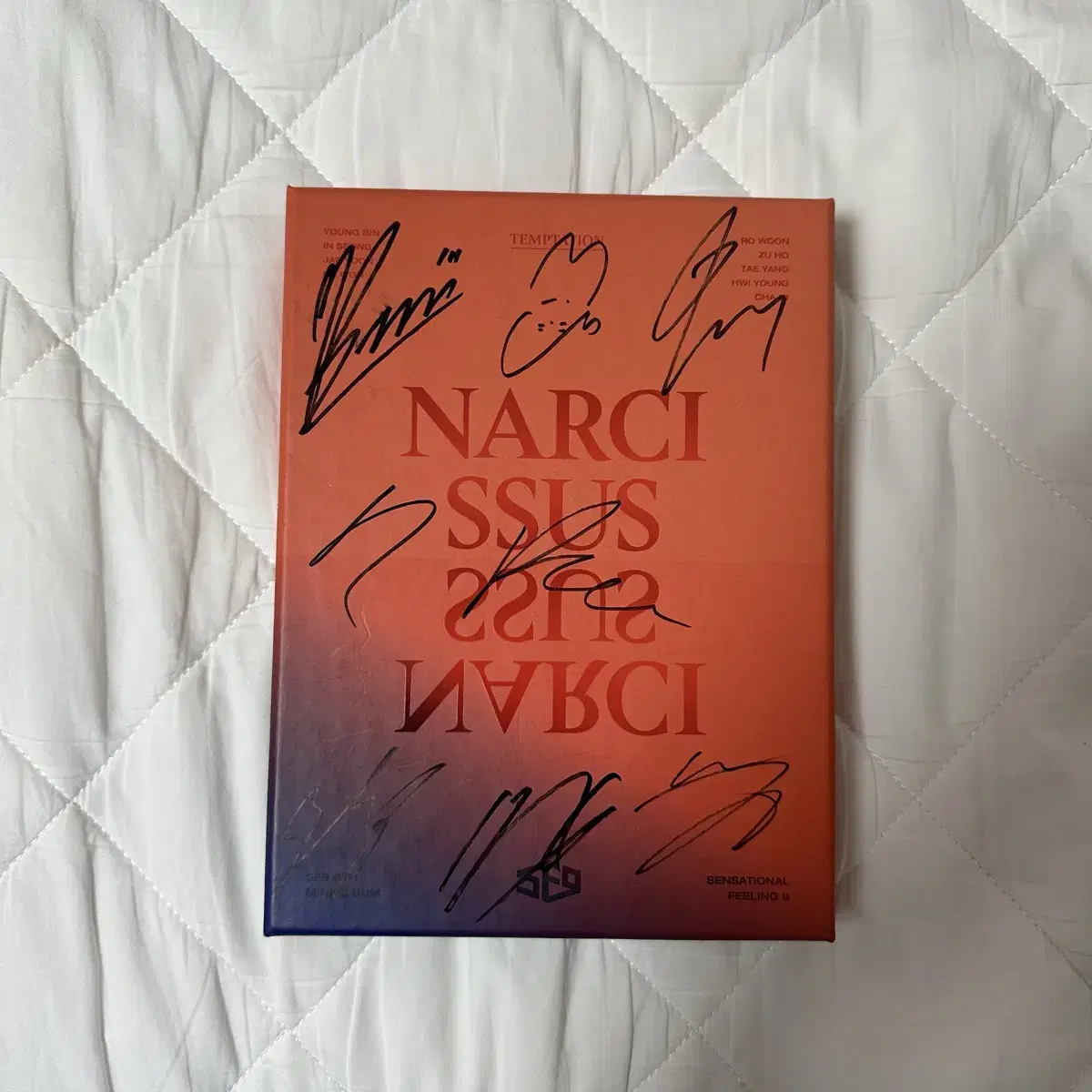 SF9 예뻐지지마 NARCISSUS 친필 싸인 앨범 판매해요!!!