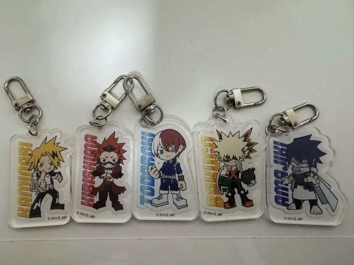 Hiroaka keyring bulk (Bakugo Shoto Amajiki Kirishima Kaminari)