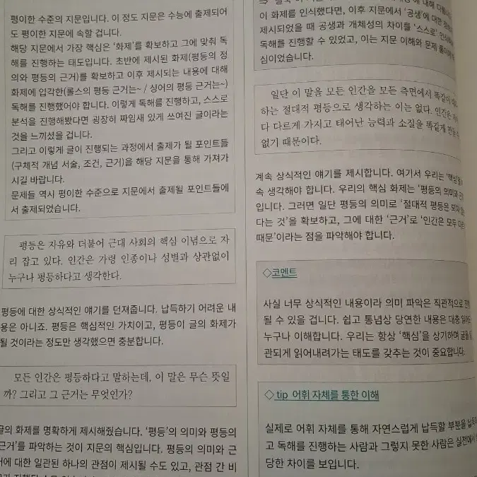 리트 전개년 해설책 조남희리트 팝니다