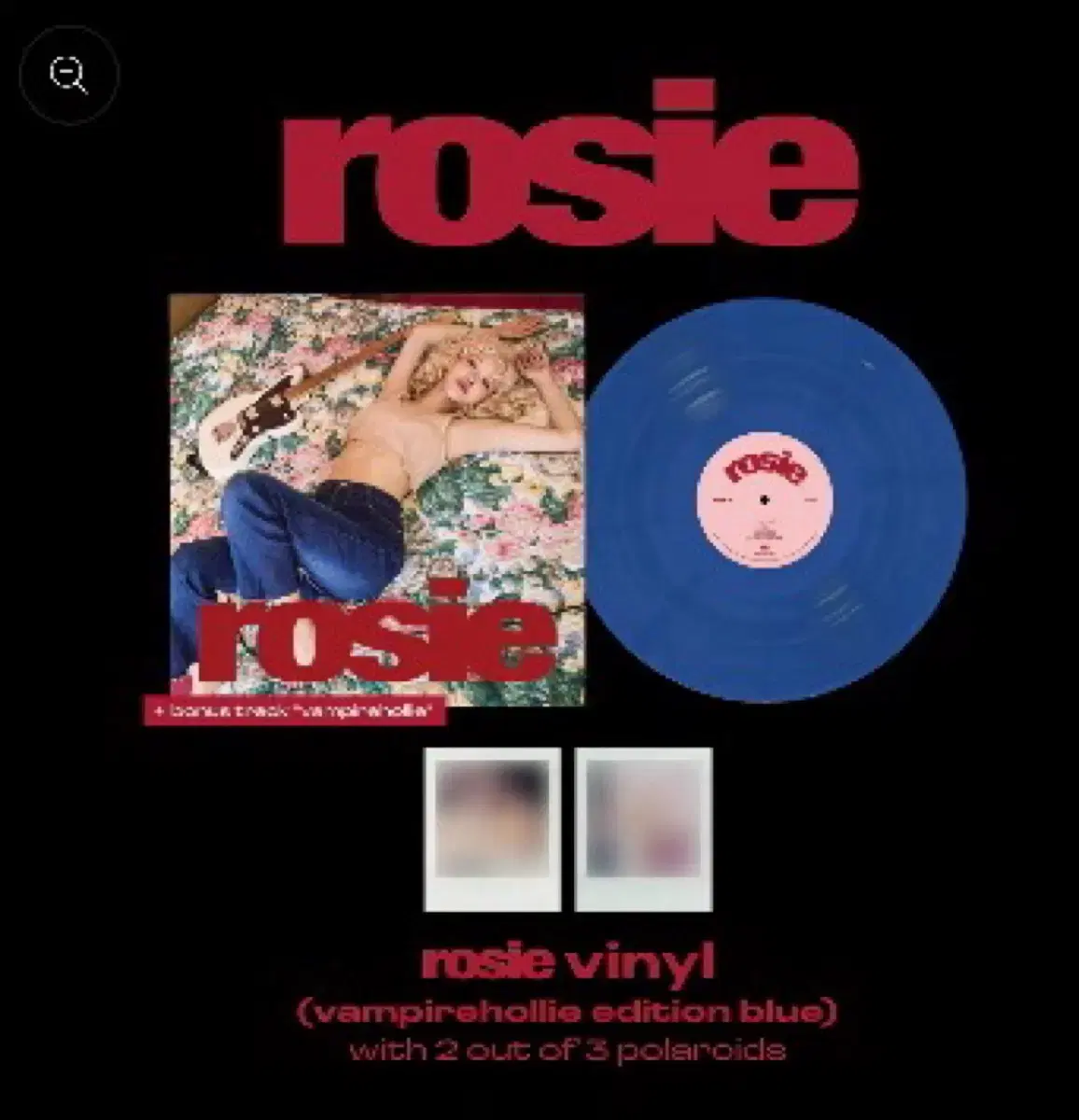 로제 LP vampirehollie edition blue