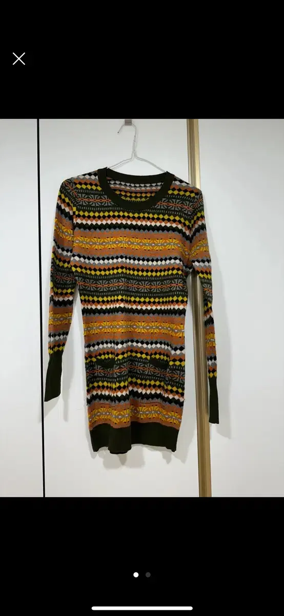 vintage gaeul hippie knit one piece