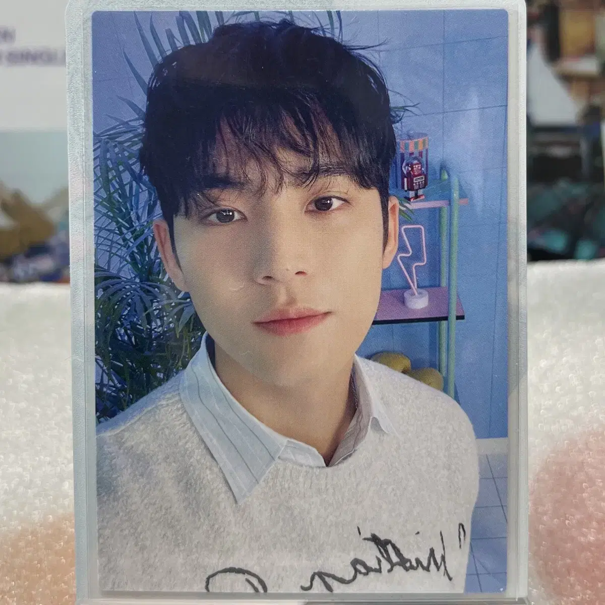 Japan 2024 seventeen Home Pullover T-Shirt mingyu Photocard