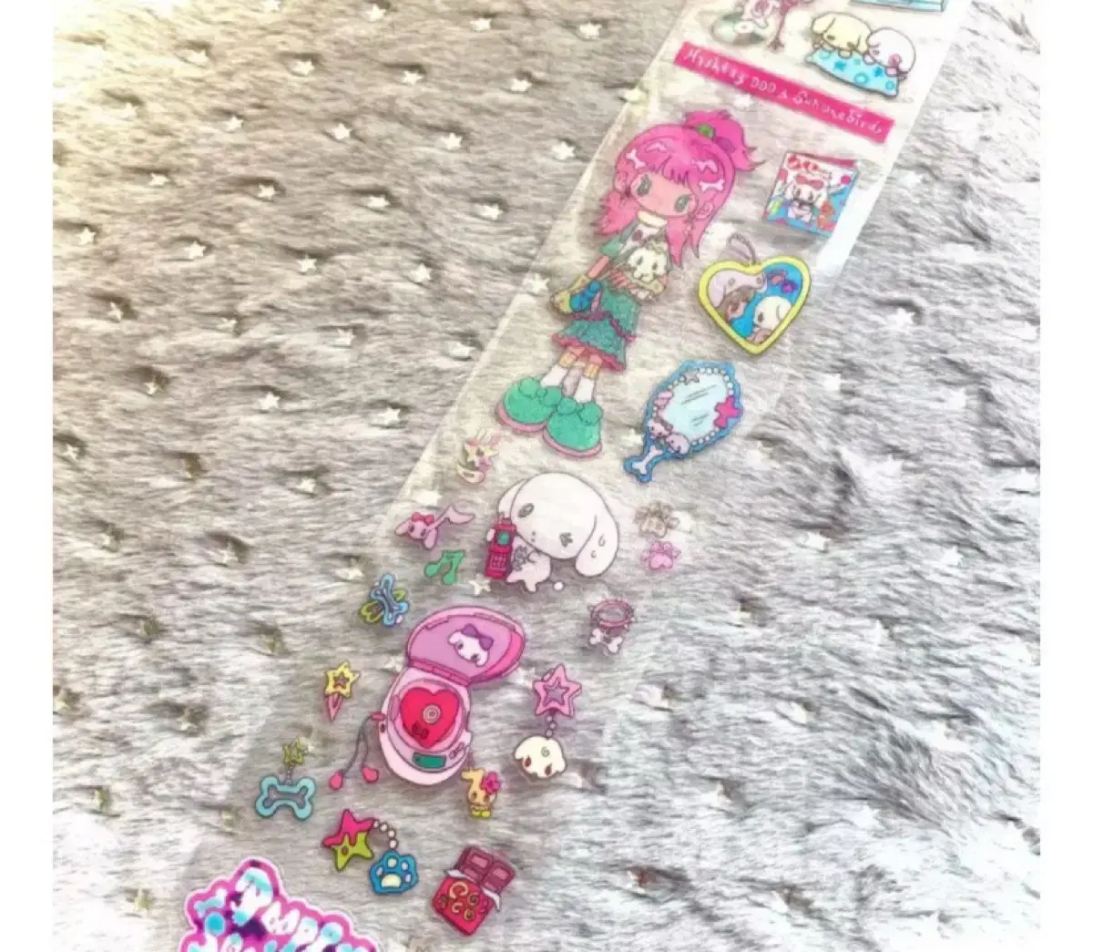 SUNONEBIRD PUPPY SOCIETY Roll Sticker Keys Cut Ting Cut Small