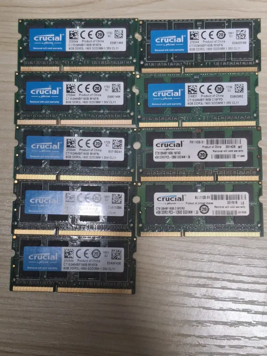 노트북용 DDR3L 8GB 4GB 램