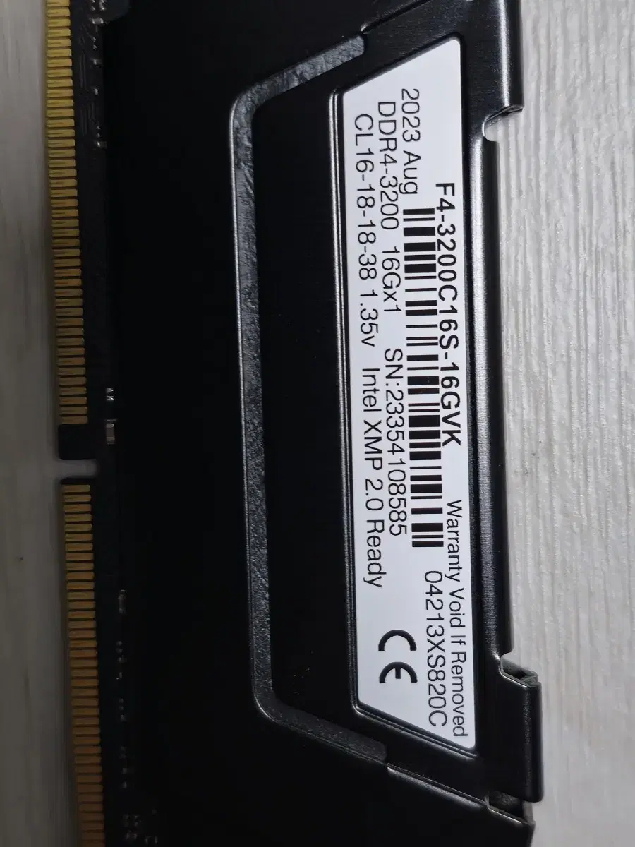 G.SKILL DDR4- 3200 CL16 1개(서울)