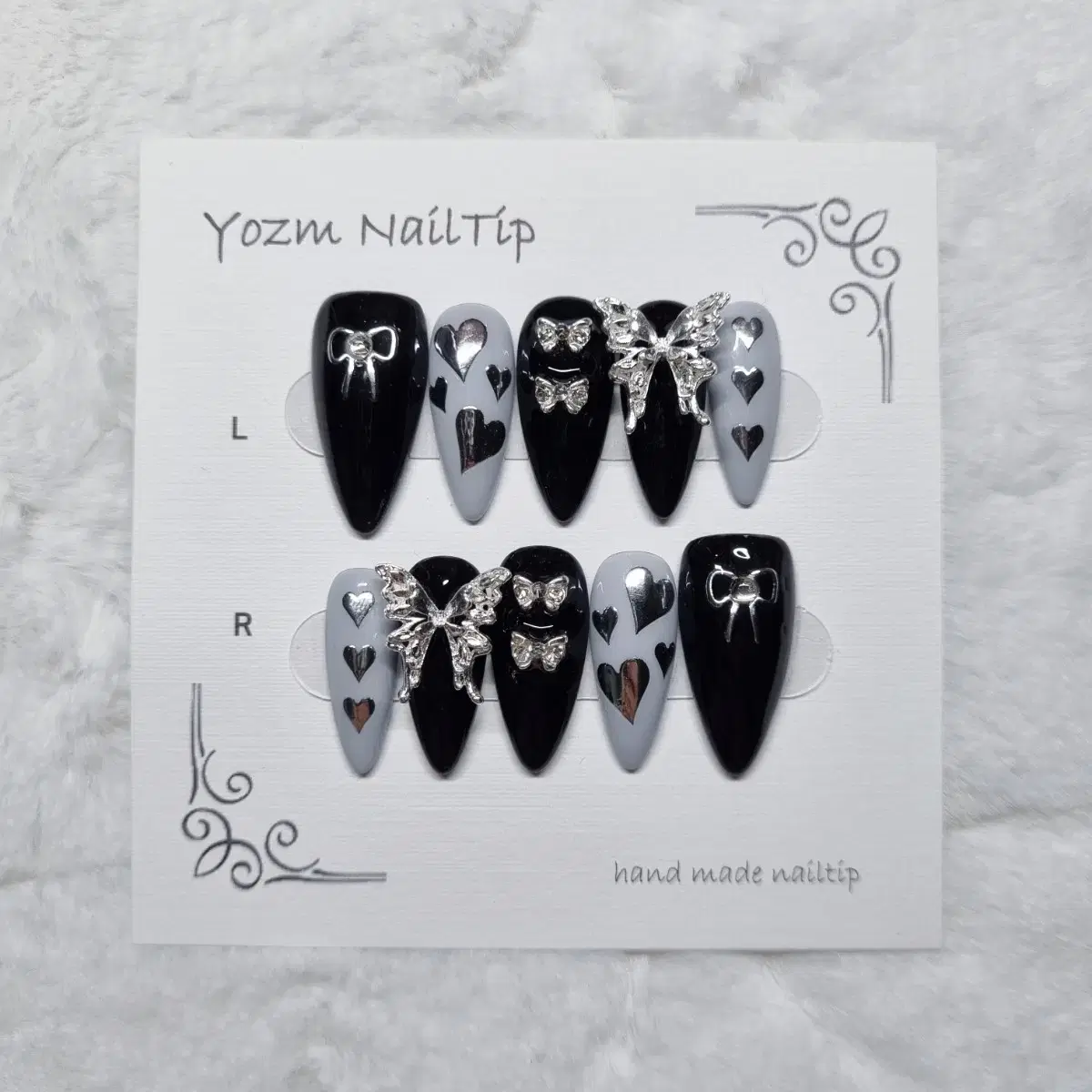 Yozm NailTip 블랙LovingMe