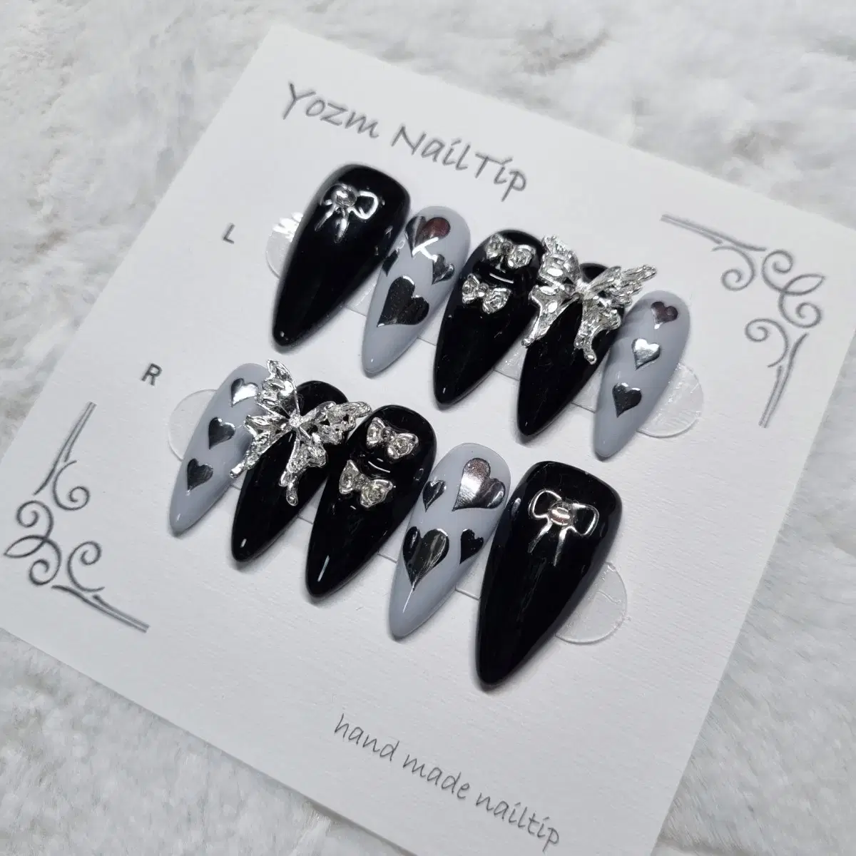 Yozm NailTip 블랙LovingMe