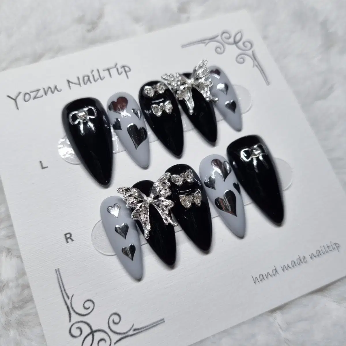 Yozm NailTip 블랙LovingMe