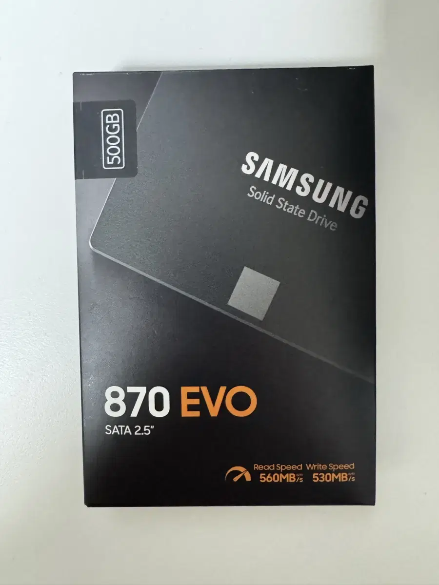 삼성 ssd 870 evo 500gb 미개봉 새상품