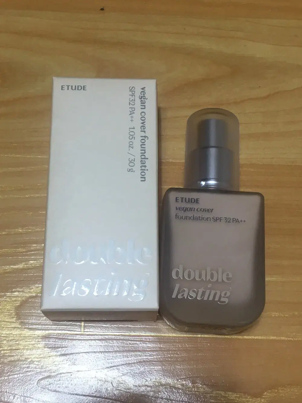 Half-priced Delivery [New Product] Etude Double Lasting Vegan Cover Foundation 19N Light Beige