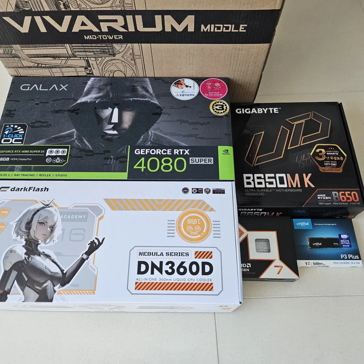 9800x3d, rtx4080 super 하이엔드급 본체