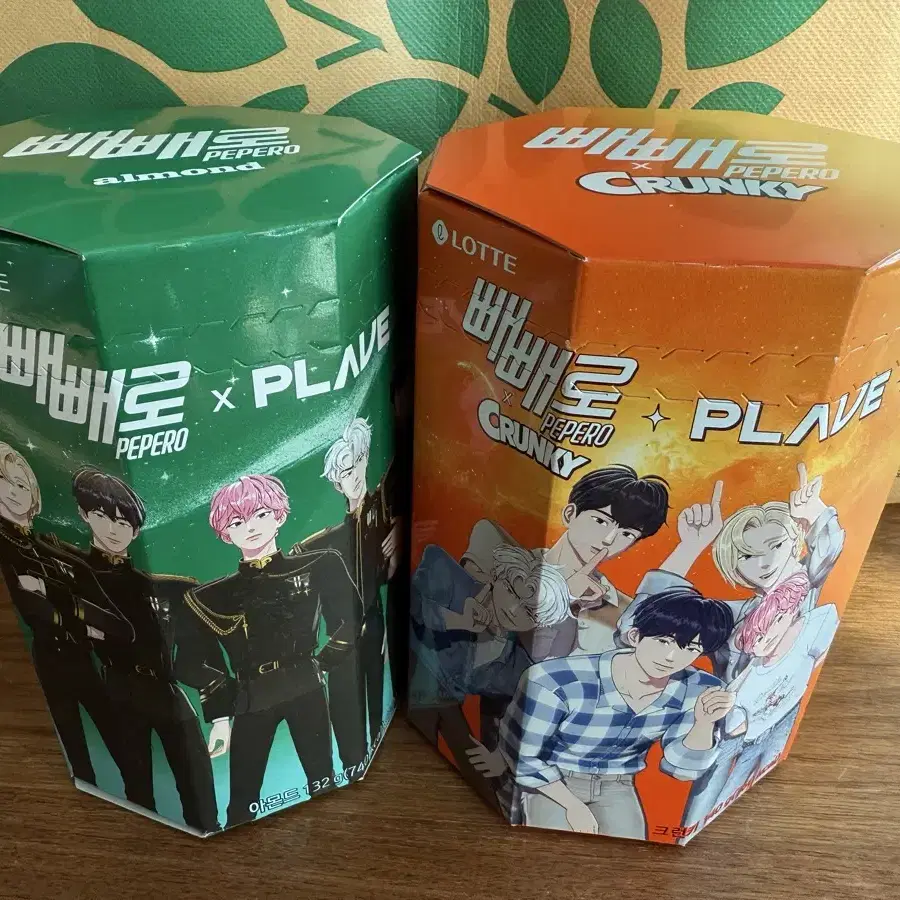 플레이브 빼빼로 2개 + 하민 + 노아 일반