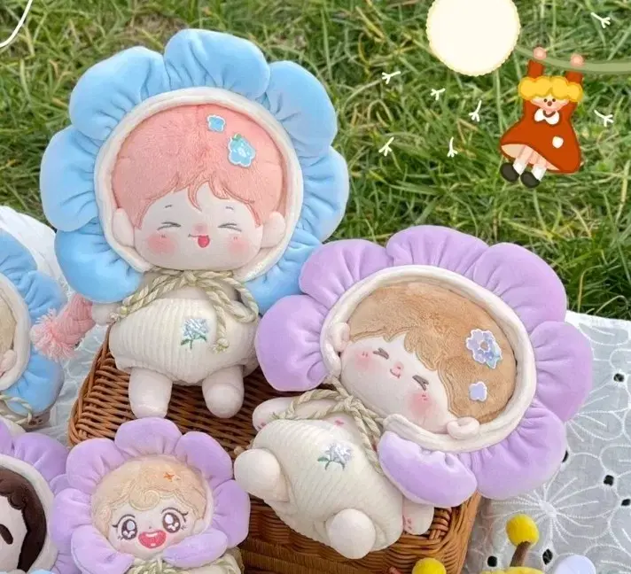 솜인형옷 솜깅옷 15깅 10깅 누이 15cm 10cm 삼둥이 옷장 꽃화분