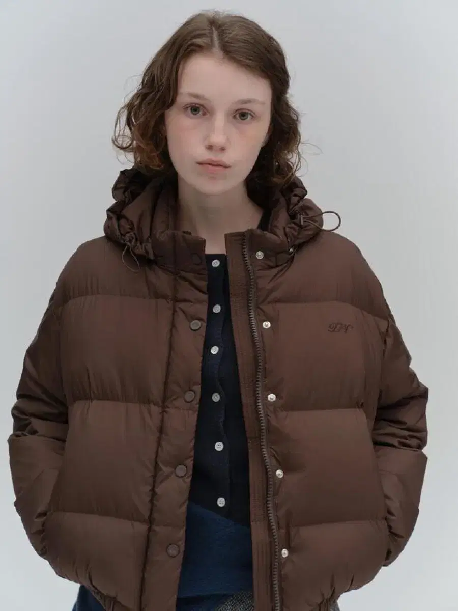 타낫 패딩 브라운 T/T Muddy puffer jacket brown