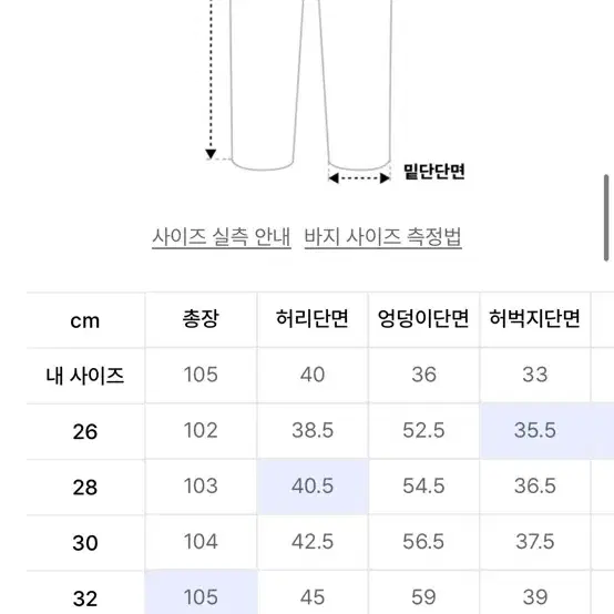 세컨모놀로그 세미 와이드핏 트윌 코튼 치노 팬츠 아이보리 34사이즈