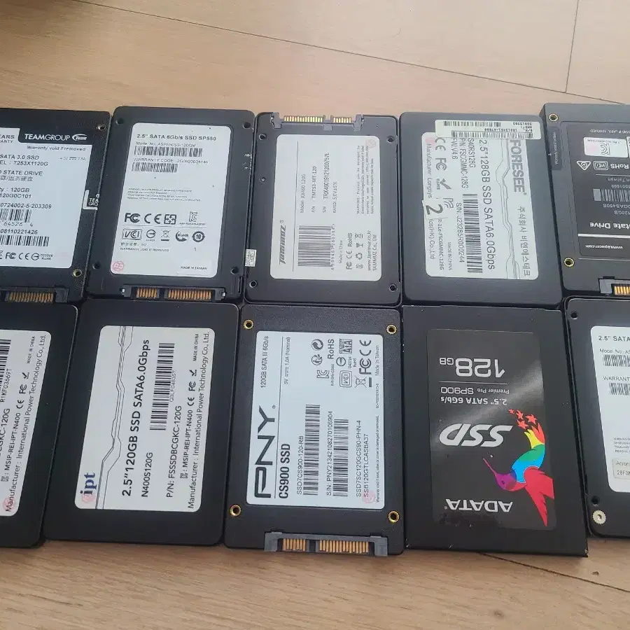 SSD 120GB 10개 일괄 택포8만